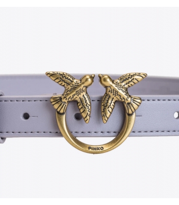 PINKO 1H212PY5H7 I41Q LOVE BERRY SIMPLY H2 BELT GLICINE/GOLD