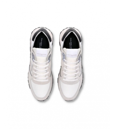 Philippe Model TKLU W007 SNEAKERS BASSE TROPEZ HAUTE UOMO BIANCO