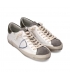 Philippe Model PRLU WX37 Sneaker Prsx Uomo, Bianco e Antracite