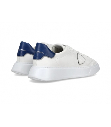 Philippe Model BTLU WX13 Sneaker Temple Uomo, Bianco e Blu