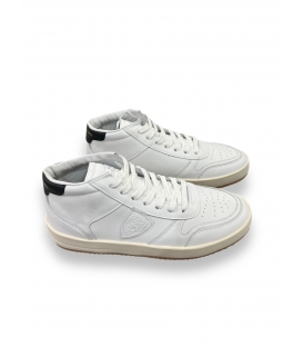 Philippe Model VNMU V003 Sneaker Nice Uomo, Bianco e Nero