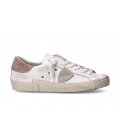 Philippe Model Donna PRLD VHC1 Sneaker Prsx , Bianco e Rosa