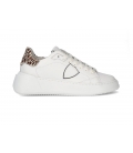 Philippe Model Donna Tres Temple BJLD VA02 Sneaker , Bianco e Beige