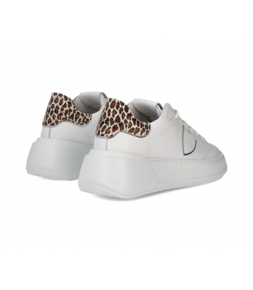 Philippe Model Donna Tres Temple BJLD VA02 Sneaker , Bianco e Beige