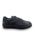 DOUCAL'S DU3146ALEXUF114NB15 SNEAKER pelle MOUSSE Blu Notte fondo NERO