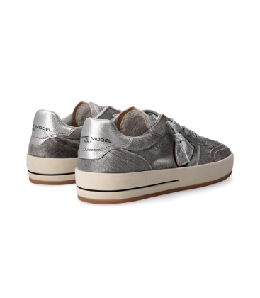 Philippe Model donna VNLD PM02 Sneaker Nice , Argento