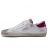 Philippe Model Uomo PRLU VV05 Sneaker Prsx , Bianco e BORDEAUX