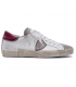 Philippe Model Uomo PRLU VV05 Sneaker Prsx , Bianco e BORDEAUX