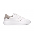 Philippe Model Uomo BTLU VD21 Sneakers Temple, Bianco Grigio