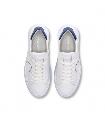 Philippe Model BTLU WX13 Sneaker Temple Uomo, Bianco e Blu