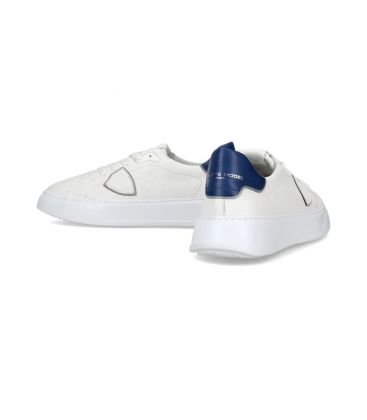 Philippe Model BTLU WX13 Sneaker Temple Uomo, Bianco e Blu