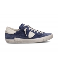 Philippe Model Uomo PRLU XS12 Sneakers Prsx DAIM MIXAGE BLEU BEURRE