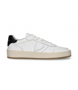 Philippe Model Uomo VNLU V002 Sneaker Nice VEAU BLANC NOIR